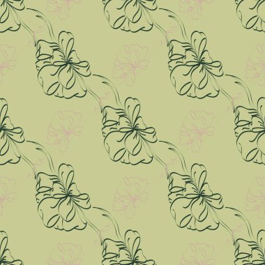 Çok renkli yay ve kurdeleler parlak seamless modeli.