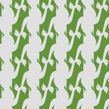 Kuğu renkli parlak seamless modeli