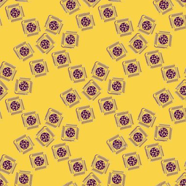 Tanımlama bilgilerini seamless modeli. tatlı tatlı yiyecek, arka plan illüstrasyon.