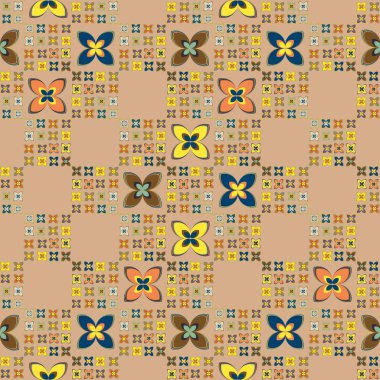 Çiçekler için arka plan ile yeni basit seamless modeli