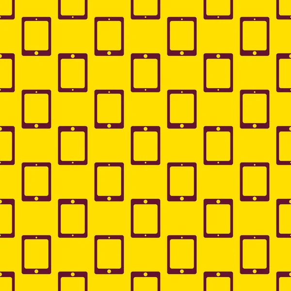 Smartphone Tableta Electrónica Sin Costura Patrón Fondo — Archivo Imágenes Vectoriales