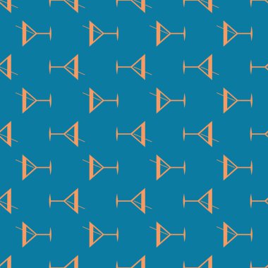 Tropikal kokteyl renkli seamless modeli