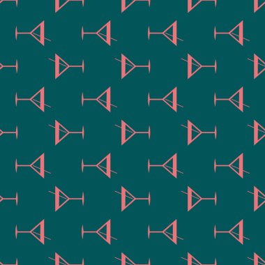 Tropikal kokteyl renkli seamless modeli