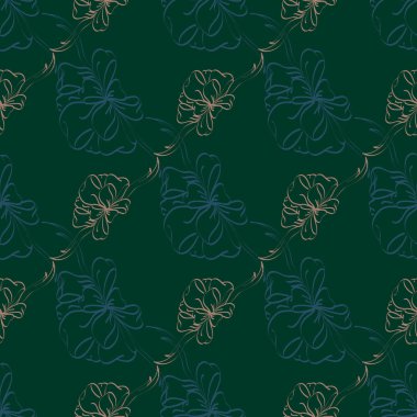 Çok renkli yay ve kurdeleler parlak seamless modeli.