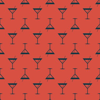 Tropikal kokteyl renkli seamless modeli