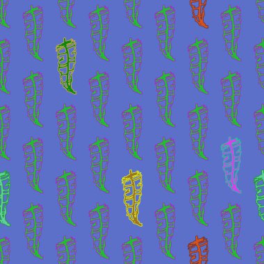 Memphis tarzı zemin eşarplı