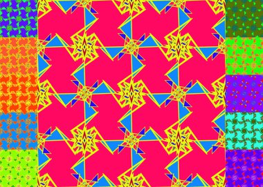 Memphis tarzı zemin. Geometrik seamless modeli. 