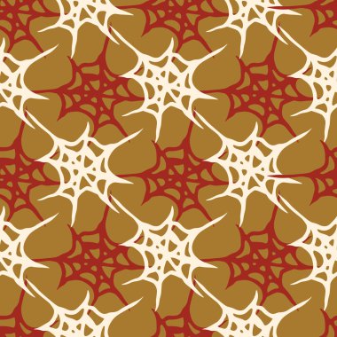 Stilize örümcek ağı seamless modeli. Arka plan, kumaş ve paketleme kullanmak olabilir.