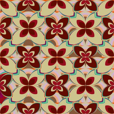 Çiçekler için arka plan ile yeni basit seamless modeli