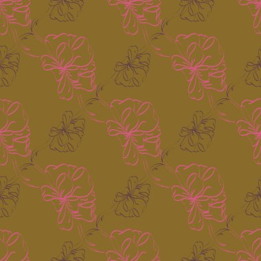 Çok renkli yay ve kurdeleler parlak seamless modeli.