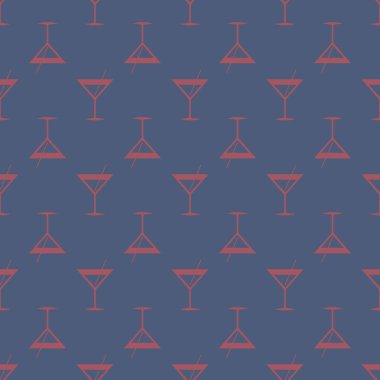 Tropikal kokteyl renkli seamless modeli