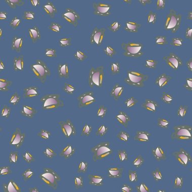 Bardak kahve veya çay arka plan seamless modeli üzerinde noktalı.