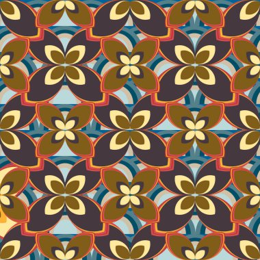 Çiçekler için arka plan ile yeni basit seamless modeli