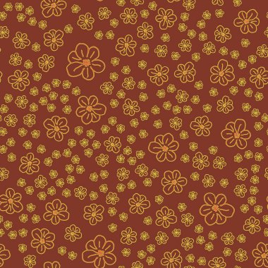 Çiçekler için arka plan ile yeni basit seamless modeli