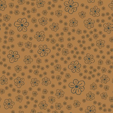 Çiçekler için arka plan ile yeni basit seamless modeli