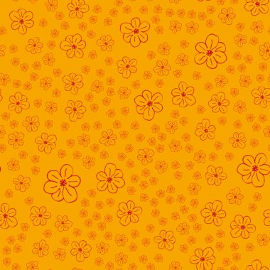 Çiçekler için arka plan ile yeni basit seamless modeli