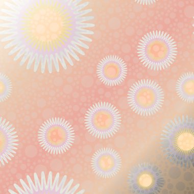 Yeni arka plan yaratıcı Soyut Fraktal desenli. Zemin için yumuşak hatları vintage desen. 