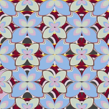 Çiçekler için arka plan ile yeni basit seamless modeli