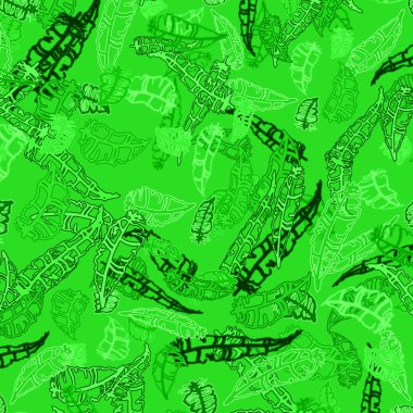 Memphis tarzı zemin eşarplı