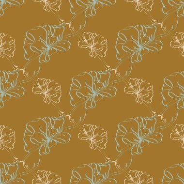 Çok renkli yay ve kurdeleler parlak seamless modeli.