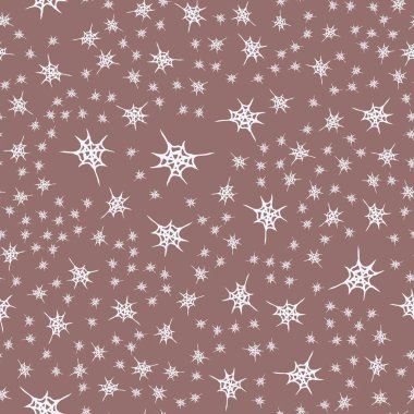 Stilize örümcek ağı seamless modeli. Arka plan, kumaş ve paketleme kullanmak olabilir.