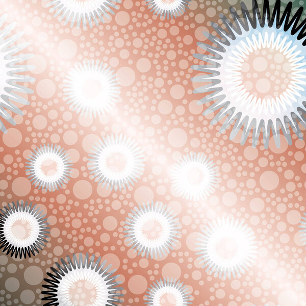 New background with creative abstract fractal pattern. Soft lines vintage pattern for backdrop. 