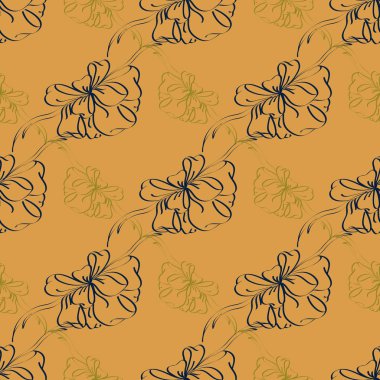 Çok renkli yay ve kurdeleler parlak seamless modeli.