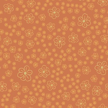 Çiçekler için arka plan ile yeni basit seamless modeli