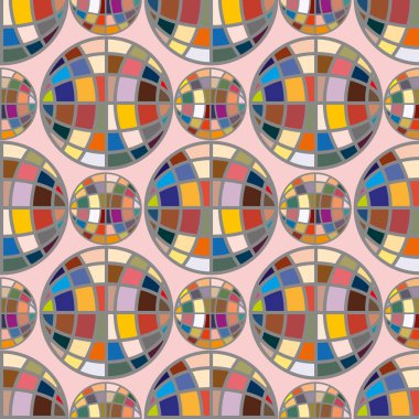 Renk seamless modeli ile işbirliği dünya küre.