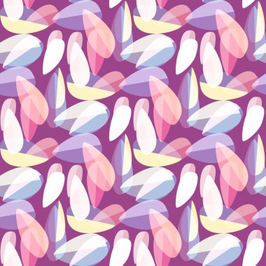 Parlak arka plan Dikişsiz desen çok renkli yapraklarda.