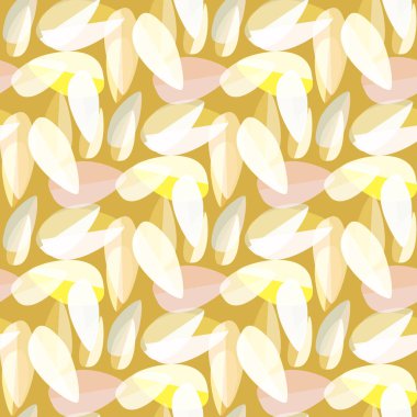 Parlak arka plan Dikişsiz desen çok renkli yapraklarda.