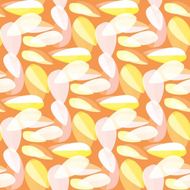 Parlak arka plan Dikişsiz desen çok renkli yapraklarda.