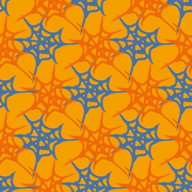 Stilize örümcek ağı seamless modeli. Arka plan, kumaş ve paketleme kullanmak olabilir.