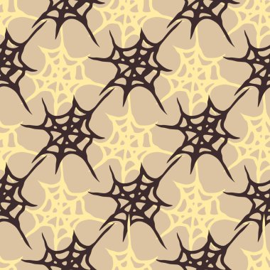 Stilize örümcek ağı seamless modeli. Arka plan, kumaş ve paketleme kullanmak olabilir.