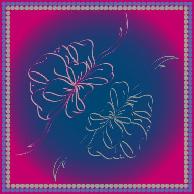 Set çekilmiş yay izole el renk arka plan üzerinde.