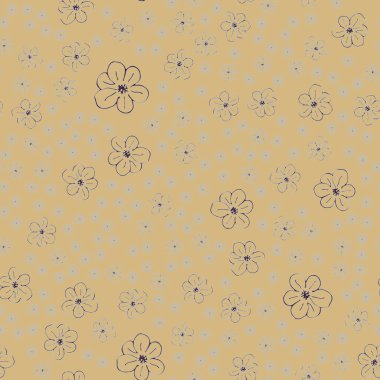 Yeni basit soyut geometrik seamless modeli ile arka plan için çiçekler