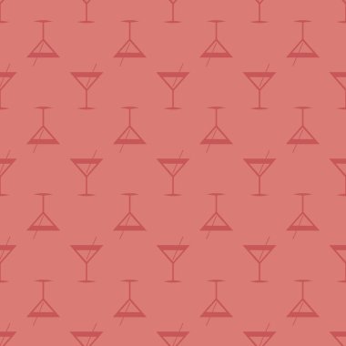 Tropikal kokteyl renkli seamless modeli