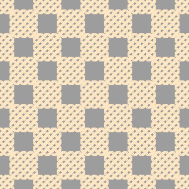 Soyut hasır geometrik seamless modeli. Vektör çizim  