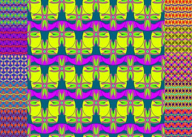 Memfis tarzı zemin. Geometrik seamless modeli. Yinelenen Dekorasyon yazdırma. Sorunsuz ilkel geometrik arka plan.