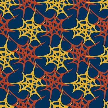 Stilize örümcek ağı seamless modeli. Arka plan, kumaş ve paketleme kullanmak olabilir.