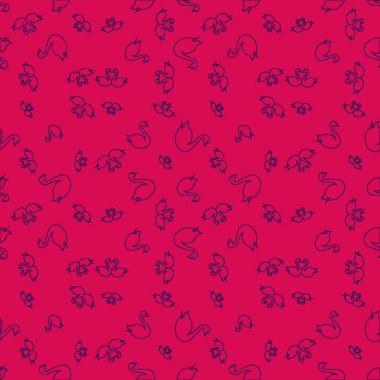 Kuğu renkli parlak seamless modeli