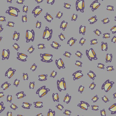 Bardak kahve veya çay arka plan seamless modeli üzerinde noktalı.