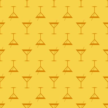 Tropikal kokteyl renkli seamless modeli