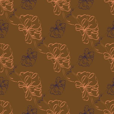 Çok renkli yay ve kurdeleler parlak seamless modeli.