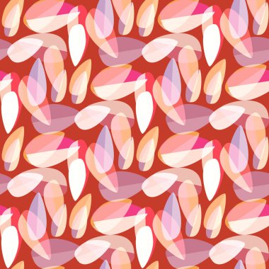 Parlak arka plan Dikişsiz desen çok renkli yapraklarda.