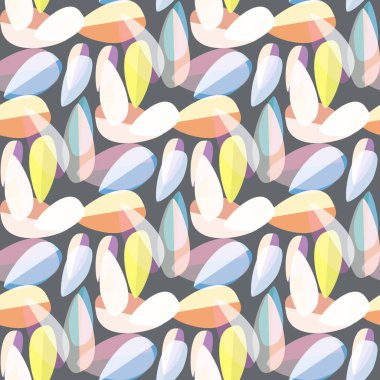 Parlak arka plan Dikişsiz desen çok renkli yapraklarda.