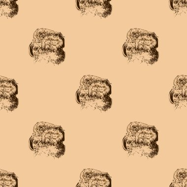 Bulutlar Dikişsiz desen şeklinde suluboya soyut leke.