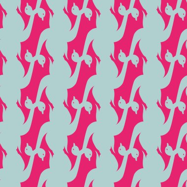 Kuğu renkli parlak seamless modeli