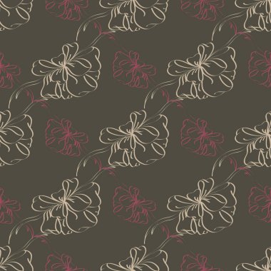 Çok renkli yay ve kurdeleler parlak seamless modeli.