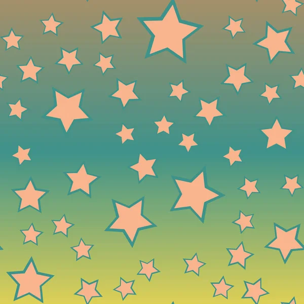Motif Géométrique Abstrait Coloré Avec Des Étoiles Pour Fond — Image vectorielle